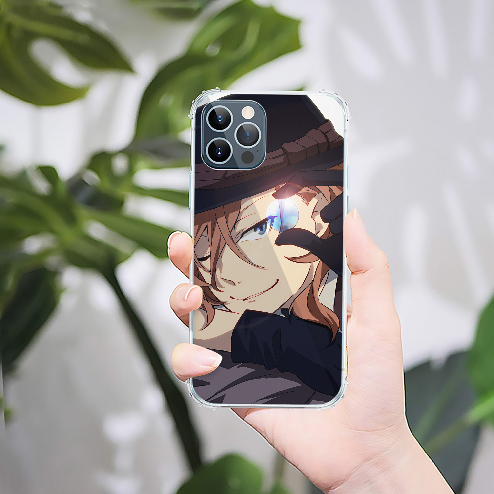 （画像用） 文豪ストレイドッグス Bungo Stray Dogs 【iPhone 12シリーズ対応】透明スマホケース（クリアソフトケース）